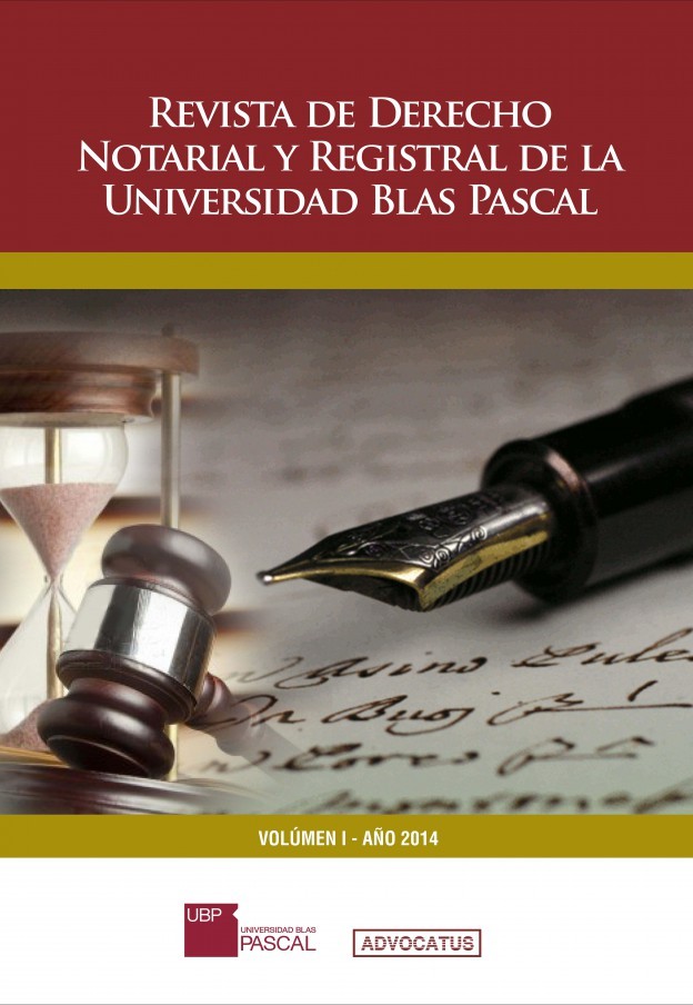 La UBP lanza la nueva revista: “Estudios del Derecho Notarial y Registral”