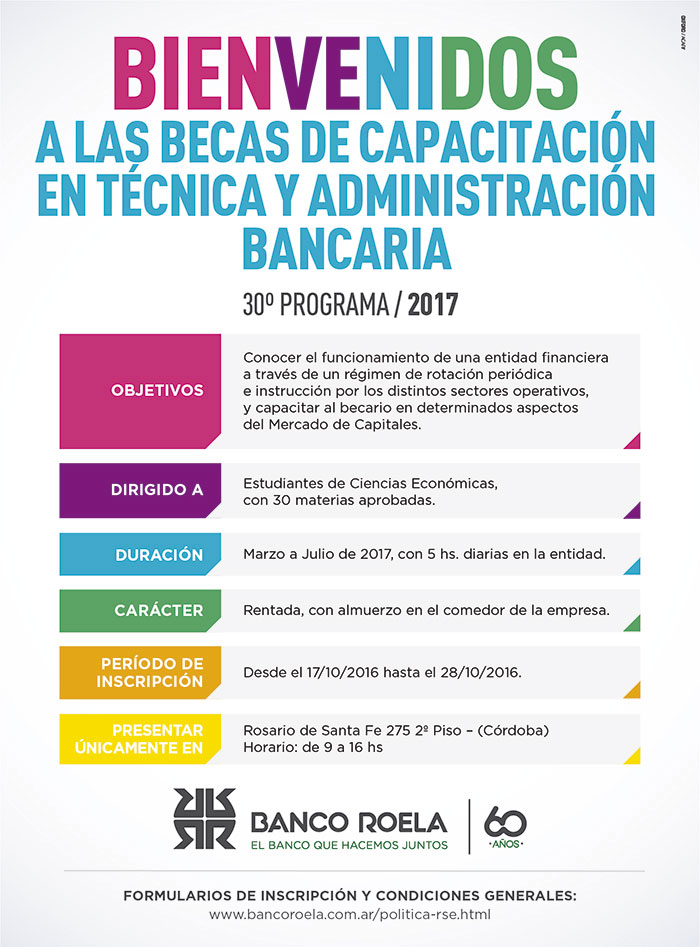 Becas Banco Roela 2017