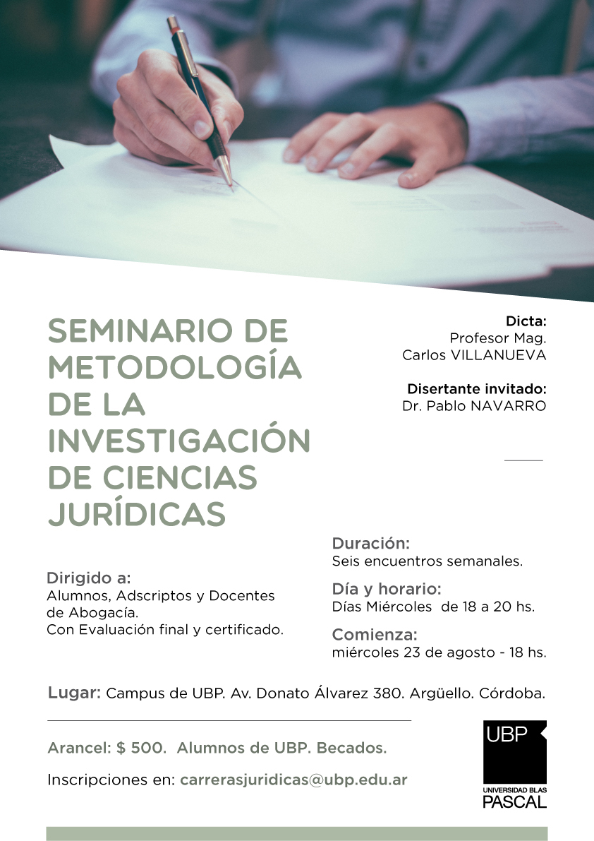 Seminario: Investigación en Ciencias Jurídicas