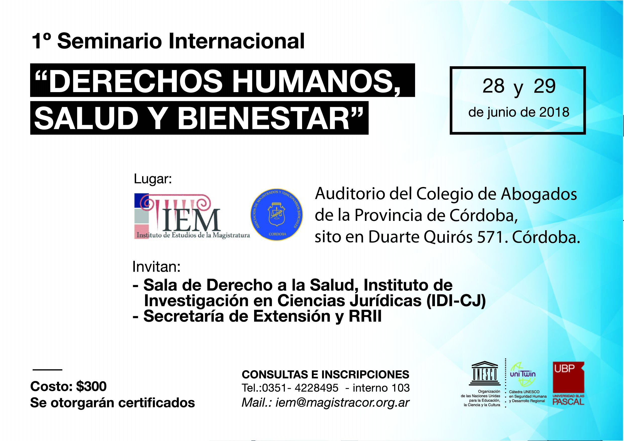 Seminario Internacional de DDHH, Salud y Bienestar