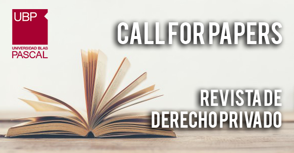 Call For Papers – Derecho Privado