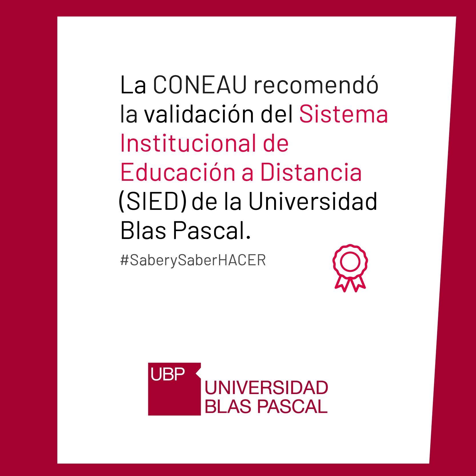 CONEAU valida la educación online de la UBP