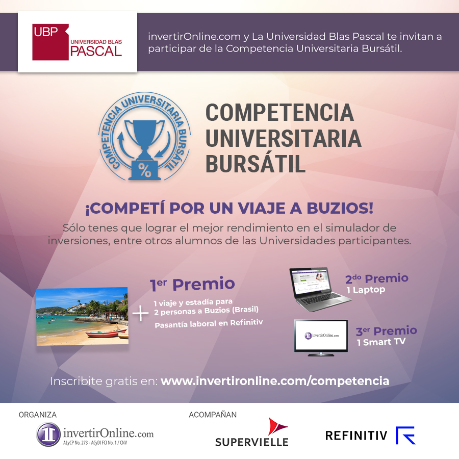 ¡Participá por un viaje a Brasil con la Competencia Bursatil!
