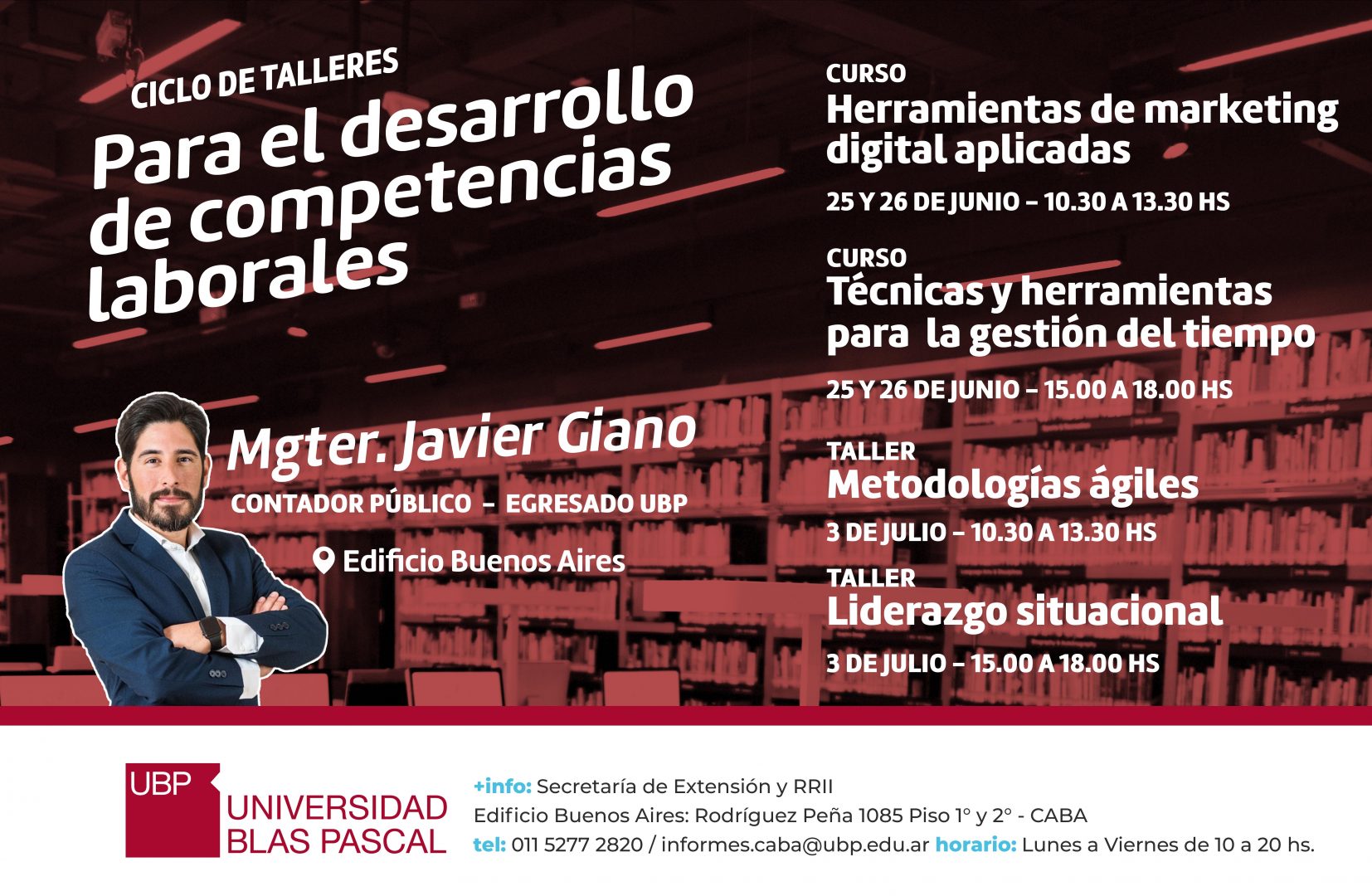 Ciclo de talleres: desarrollo de competencias laborales