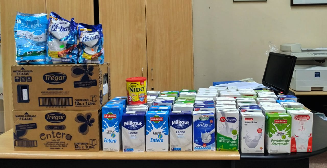 RSU: más de 100 litros de leche fueron donados