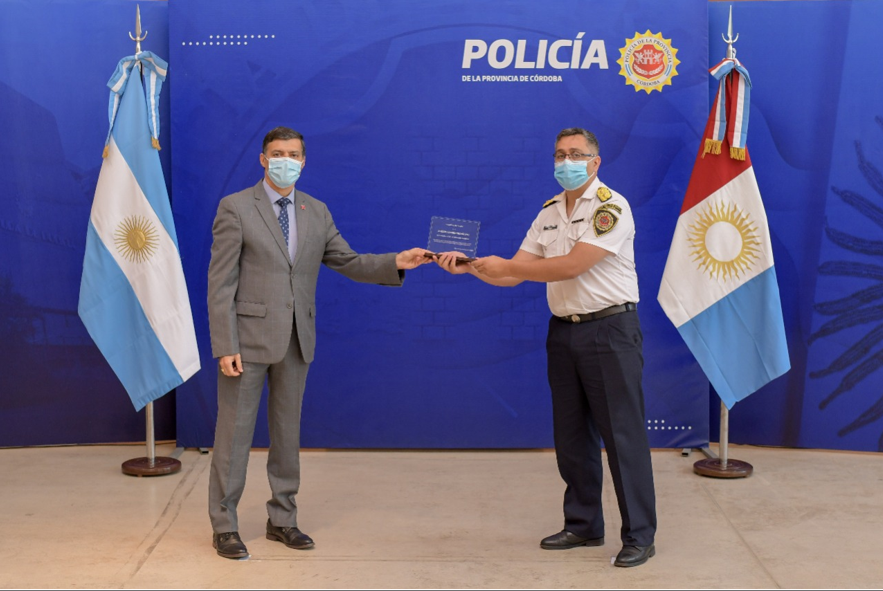 La UBP distingue a la División Accidentología Vial de la Policía