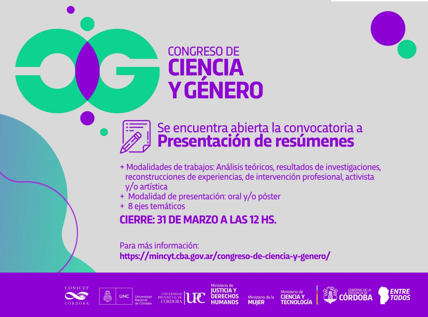 I Congreso de Ciencia y Género en Córdoba