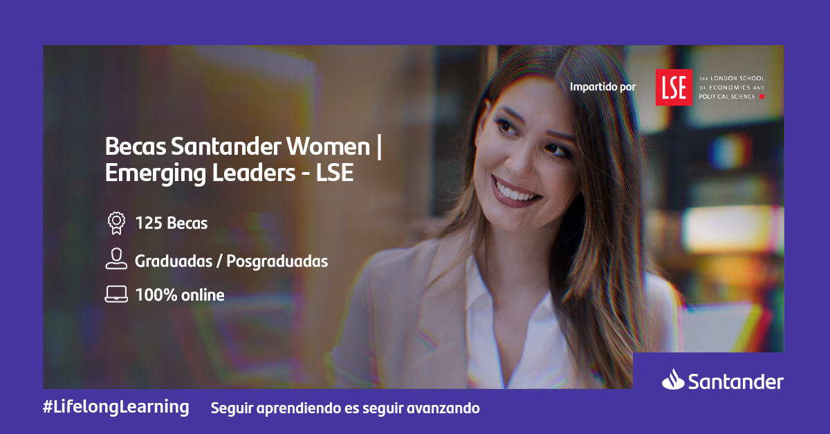 Convocatoria: Becas Santander Women